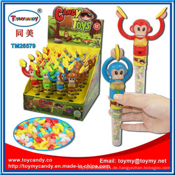 Griff-Affen spielen Gongs Candy Spielzeug